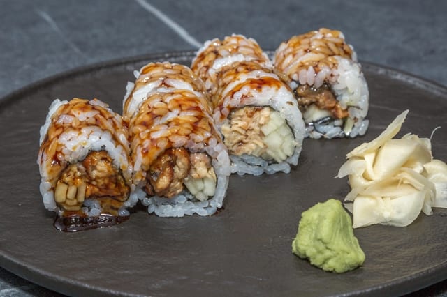 Eel + Cucumber.