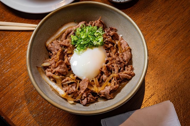 Beef+Onion Rice (Gyudon) (GF).