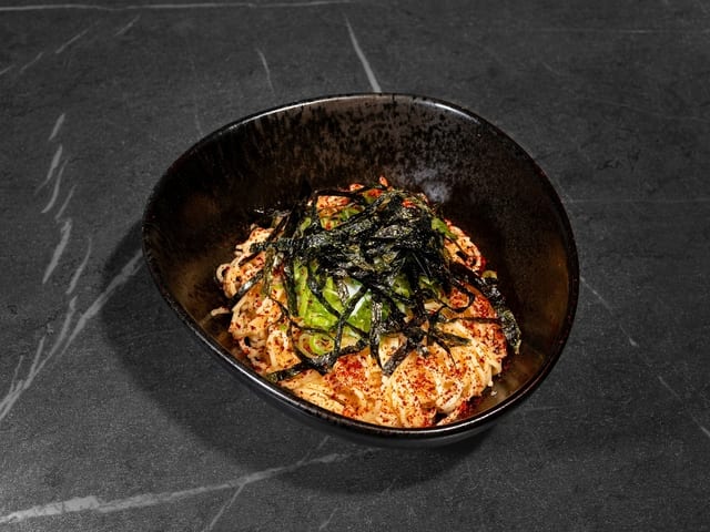 Spicy Mentaiko Angel Hair.