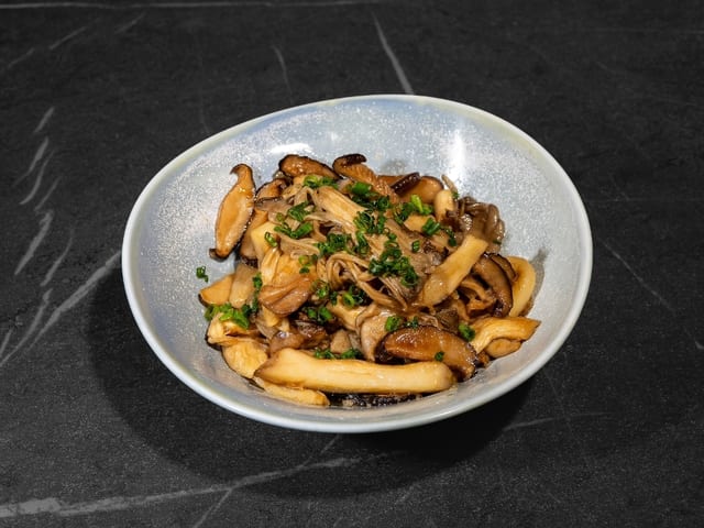 Butter Garlic Mushroom (V, GF).